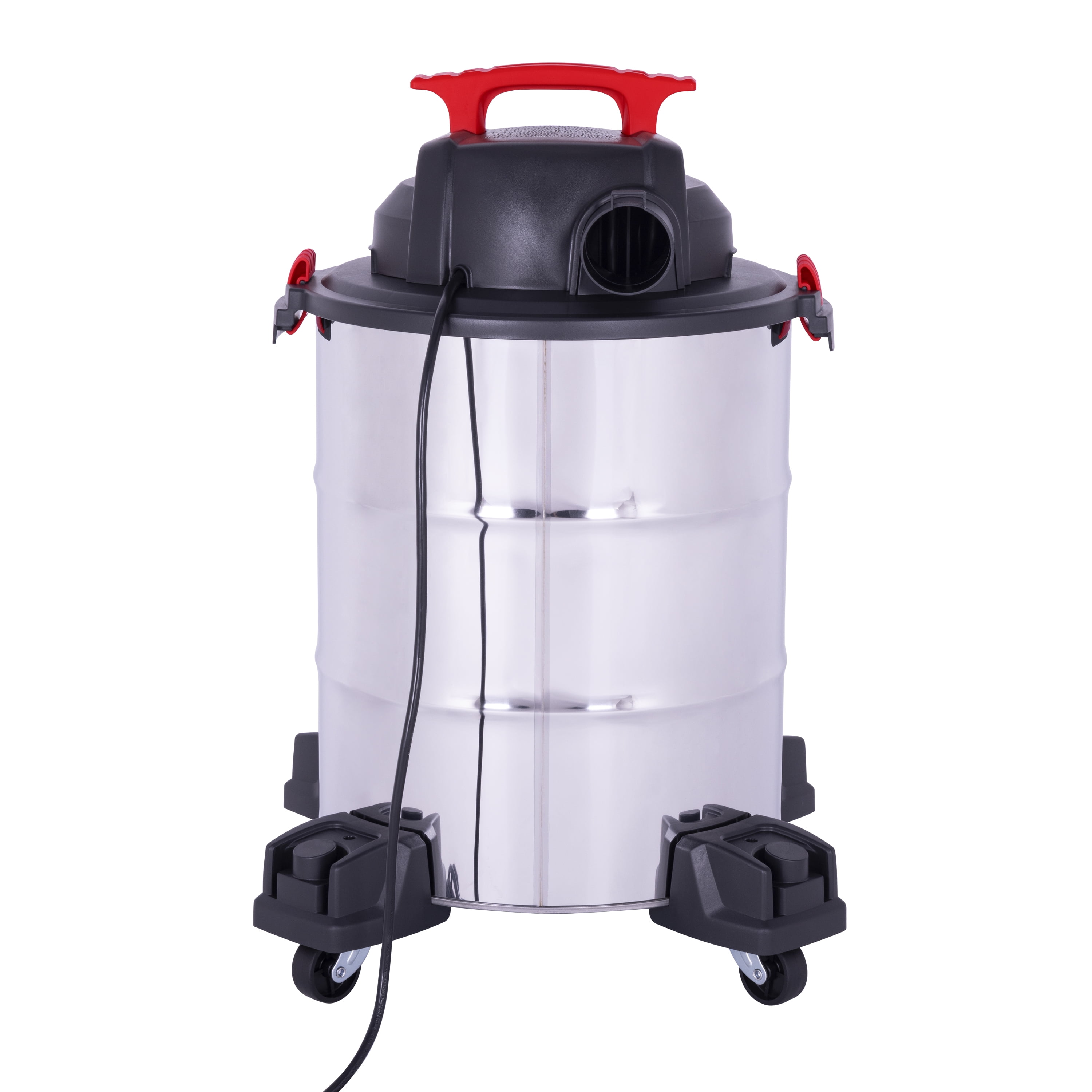 Ecomax EM18156 Wet/Dry Shop Vacuum, 10-Gallon 5.5HP Stainless Steel Tank – Ideal for Garage, Car & Jobsite Use