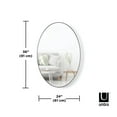 thumbnail image 4 of Hubba 24 x 36" Oval Mirror, 4 of 8