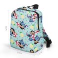 thumbnail image 2 of Disney Lilo &amperio; Mochila con estampado de puntada, mochila de viaje al aire libre para estudiantes adolescentes con patrón de pequeño monstruo de dibujos animados, informal, a la moda11 Deng Xun unisex, 2 of 2