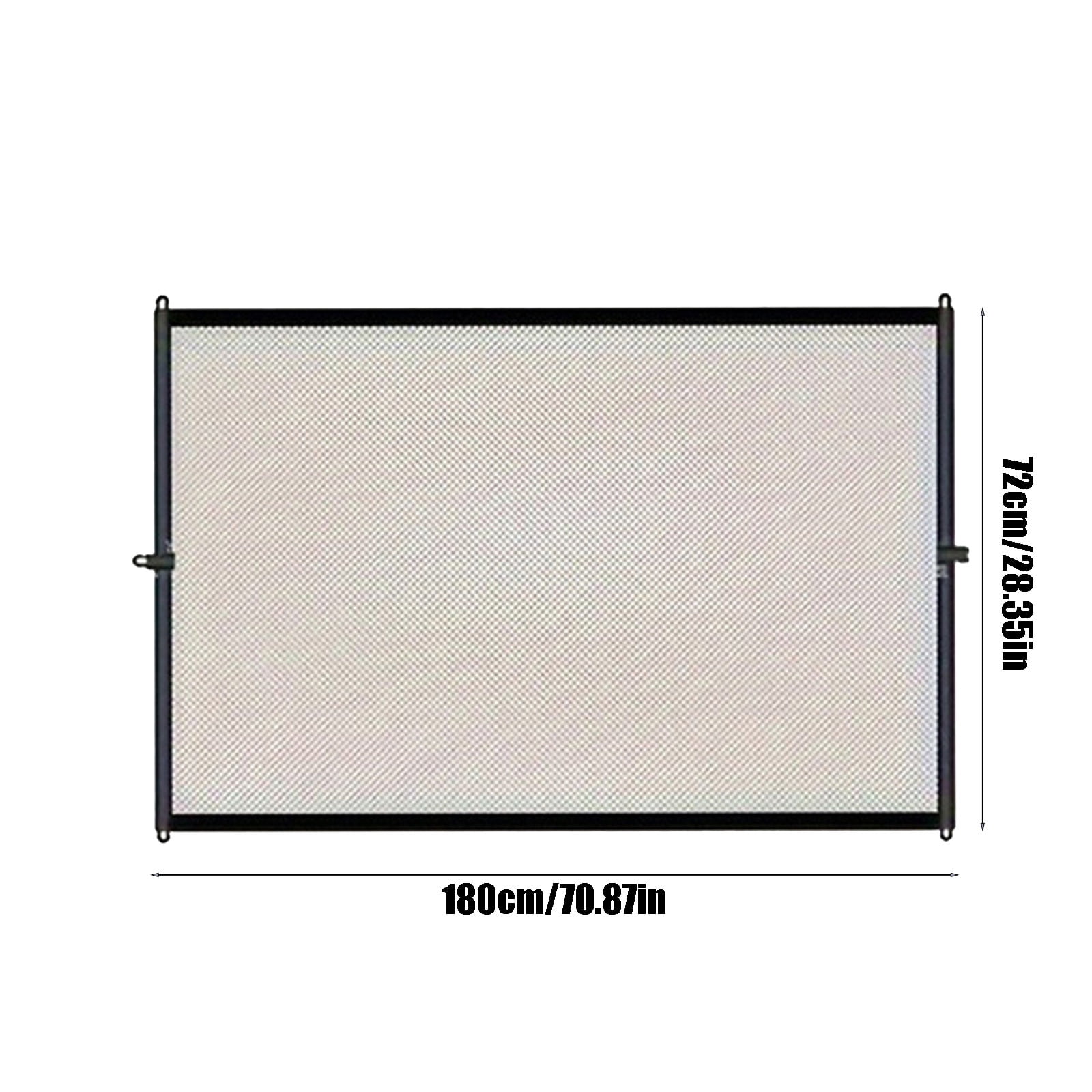 Weloille Household Retractable Cats and Dog Isolation Protection Gate Children's Fence Gate Pet Folding Isolation Net