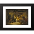thumbnail image 2 of Christian Wilhelm Ernst Dietrich 18x14 Black Modern Framed Museum Art Print Titled - The Circumcision (C. 1739 - 1774), 2 of 5