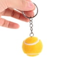 thumbnail image 5 of WEUVEB 5-Pack Yellow Tennis Keychain Charms Stylish Accessories for Keys, Bags, Sports Fans and Tennis, 5 of 7