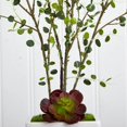 thumbnail image 3 of Nearly Natural 1473 Saule Nocturne dans un Pot Blanc, 3 of 4