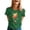 Y368-Green, variant on Ichuanyi Womens Fashion Printed Short Sleeve Round Neck T-Shirt Casual Graphic Tee Top Soft Modern Pattern Daily Blouse, Orange, XXL