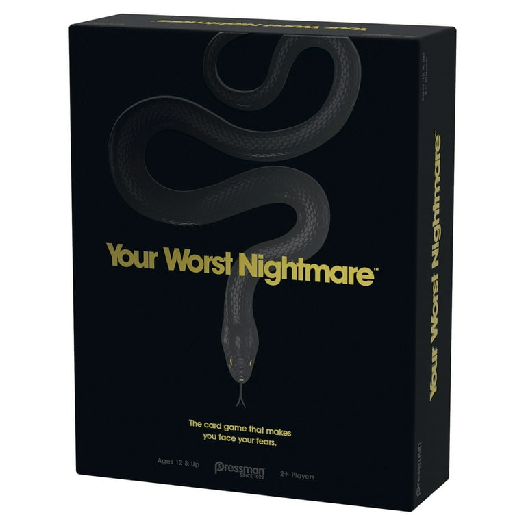 Pressman Your Worst Nightmare Card Game - Face Your Fears as You