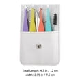 thumbnail image 6 of BESTYASH 1Set Compact Assorted Color Eyebrow Scissors and Tweezers Set Durable Non Slip Grip, 6 of 7