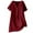 Wine-03, variant on Mittory Womens Cotton Linen Shirts Solid 3/4 Sleeve Tunic Tops Oversized Tshirts Casual V Neck Dressy Blouses
