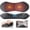 Black, variant on 3-in-1 Heating Lumbar Massage Pillow, Upgraded Vibrating Spinal Decompression Relaxer, for Neck Shoulders and Back-black