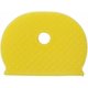 thumbnail image 4 of 30 Pcs Key Cap Cover Tags Keys Identifier Coding Tags ID Silicone Sleeve Plastic Key Covers Protectors for Office House Apartment, Semicircle Yellow, 4 of 4