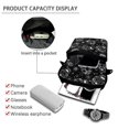 thumbnail image 4 of FUIALDOLG Sugar Skull Portable Crossbody Bags, Stretch Polyester Crossbody Purse Lightweight Satchel Bags for Travel Work, 4 of 7