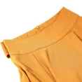 thumbnail image 5 of Riforla Elegant High Waist Skirt for Women Casual Bohemian Maxi Skirt with Pockets Asymmetrical Hem Skirts for Women Trendy Gold XL, 5 of 5