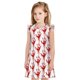 thumbnail image 1 of Balery Red Bloody Scary Hands Camisón de princesa para niñas, pijama de algodón con mangas abullonadas, suave y bonito.-Small, 1 of 6