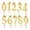 A, variant on Basdi 10Pcs Reusable Number Candle Holders Set 0-9 - Silver Metal Cake Topper Picks for Birthday Anniversary & Party - Interchangeable Digital Candles Stand for Custom Age Decoration A