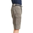 thumbnail image 2 of Men's Smith's Workwear Regular-Fit Stretch Performance Belted Cargo Shorts Color: Grey Size: 32, 2 of 5