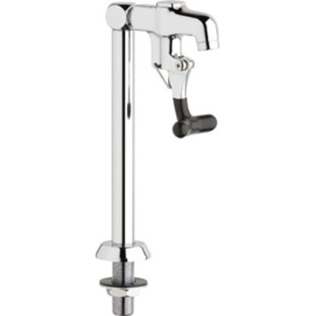 Chicago Faucets 712-AB Deck Mounted Water Dispenser Faucet with Push Lever Handle - Commercial Grade