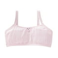 thumbnail image 2 of Cute Bras for Teens Girls Size 13-18 Lightweight Training Bralettes Juniors Kids Casual Solid Color Soft No Show Underwear Bra, 2 of 7