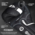 thumbnail image 4 of RDX Boxing Gloves Sparring, KARA Patent Training Mitt, MMA, White, 12oz, 4 of 6