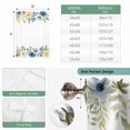 thumbnail image 6 of Spring Flowers Balloon Curtains for Windows, Bedroom Curtains 54 Inch Length, Watercolor Wildflowers Botanical Floral Leaf Tie Up Curtains Panels Thermal Insulated Bathroom Curtains Window 42"x54", 6 of 8
