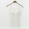 thumbnail image 2 of Aboser Adjustable Spaghetti Stap Camisole Tops for Women Built in Bra Basic U Neck Tank Top Ultra Soft Sleeveless Workout Shirts Solid Color Chest Pads Layering Tops, 2 of 4