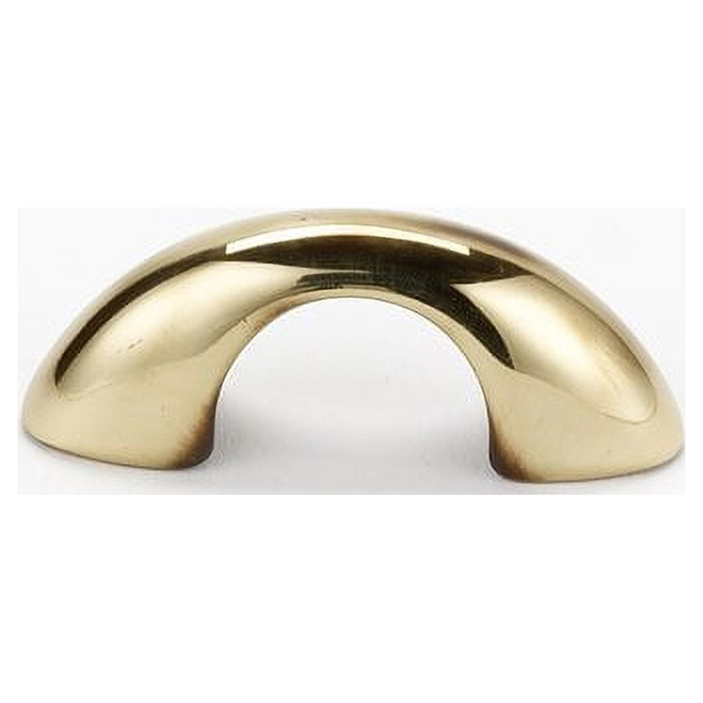 Transitional 1 1/2" Center Arch Pull, Matte Black