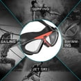 thumbnail image 6 of IPOW Swimming Goggles Anti-fog UV Protection No Leaking Goggle Swim Glasses with Adjustable Elastic Bungee Strap for Women Men Adult Youth Girls Boys Kids, Black, 6 of 7