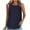 Navy, variant on Ndbuld Undershirt Tank Top Sleeveless Under Shirts Fashion Women's Spring/summer Casual Round Neck Sleeveless Tank Top Blouse Rollbacks Army Green 2XL