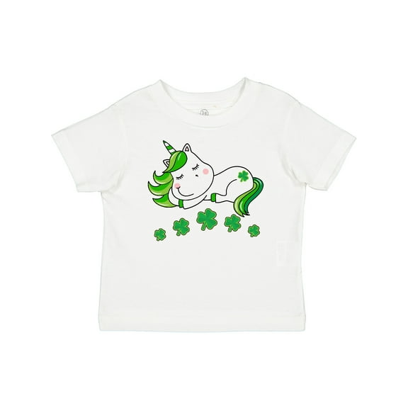 Inktastic St Patricks Day Irish Unicorn Girls Baby T-Shirt
