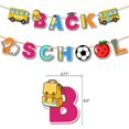 thumbnail image 4 of Big, Back to School Balloons Set - Pack of 37 | Back To School Decorations | Back to School Banner for Back to School Party Decorations | School Bus B, 4 of 5