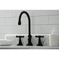thumbnail image 2 of Kingston Brass  Essex 8 in. Widespread Bathroom Faucet Brushed Brass Brushed, 2 of 5
