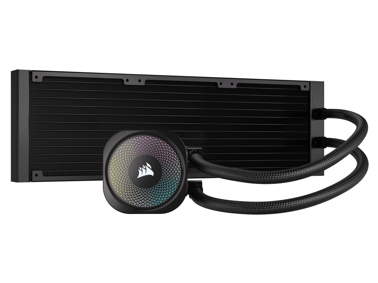 CORSAIR NAUTILUS 360 RS ARGB Liquid CPU Cooler – RS120 ARGB Fans – Fits Intel® LGA 1851, AMD® AM5/AM4 – Simple Daisy-Chain Connections - Direct Motherboard Connection