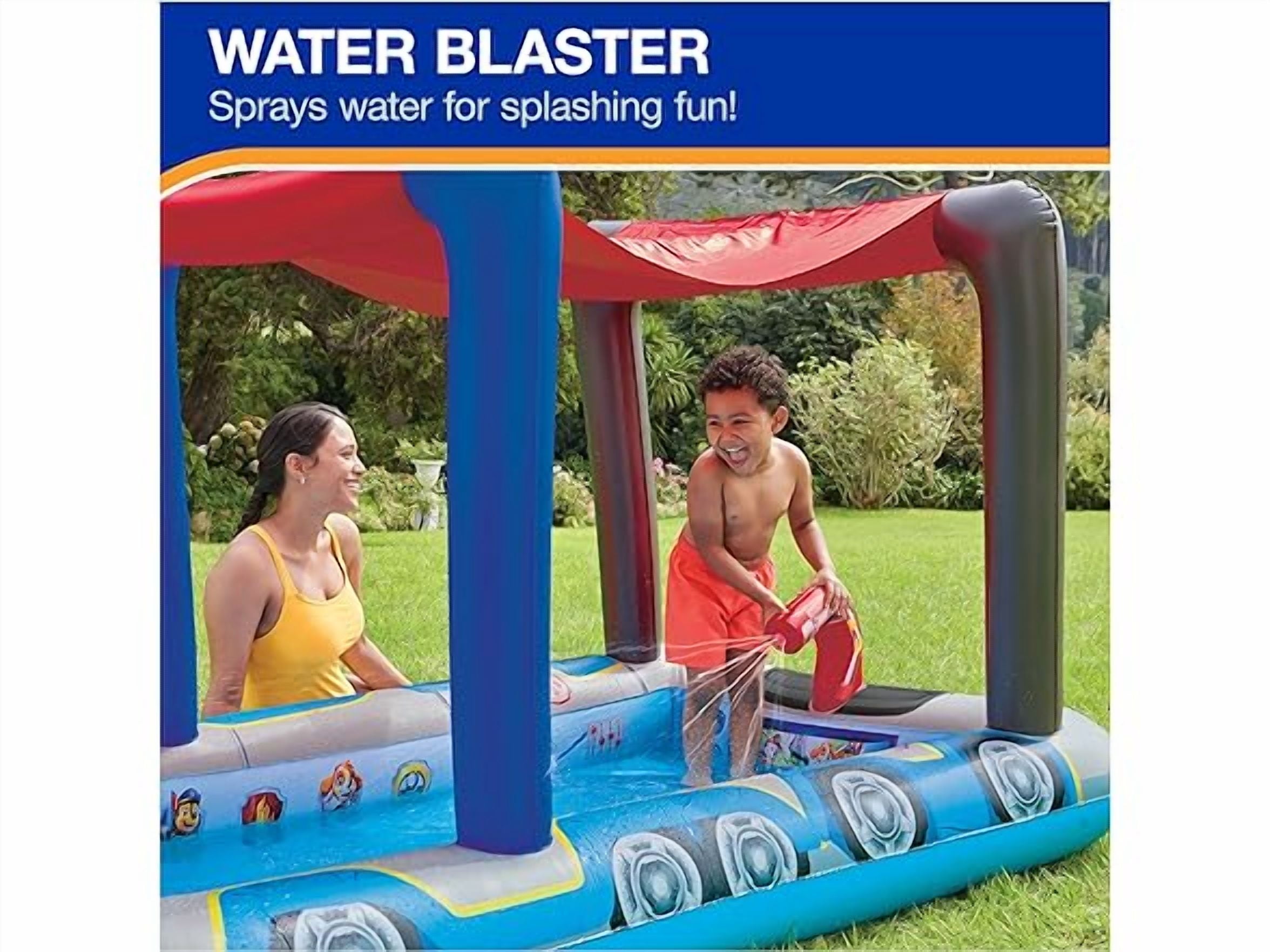 SwimWays Paw Patrol Pool Patroller Deluxe Inflatable Above-Ground Pool & Canopy