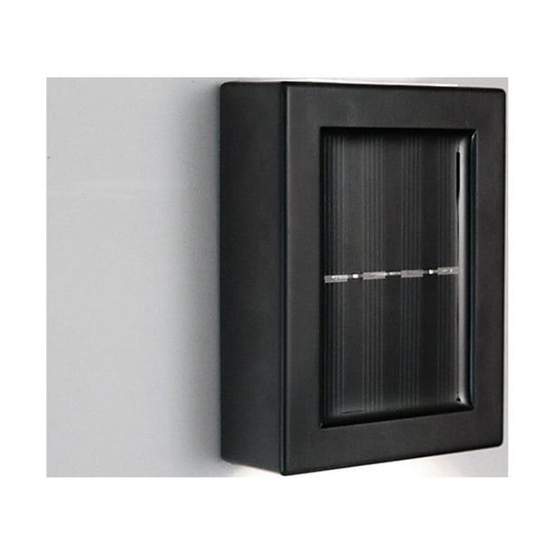 Fiudx Lámpara de Energía Solar En Ascenso y Descenso, Exterior, Jardín, Impermeable (8,1 X 6,9 X 2,3 Cm)