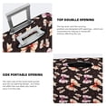 thumbnail image 3 of Yiaed Colorful bow with polka dots Print Travel Luggage Cover Suitcase Protector Covers Elastic Luggage Anti-scratch(No luggage included）-Large, 3 of 7