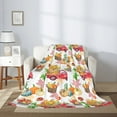 thumbnail image 2 of Sigee Autumn Harvest Truck for Flannel Blanket - Ultra-Soft, Warm and Cozy, Perfect for Couch, Bed, or Travel-40"x30", 2 of 6