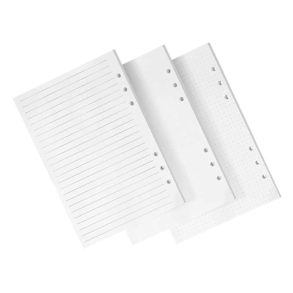 OUNONA 240 Pieces A5 Loose Leaf Notepad Refill Paper Inserts for Smooth Writing, Note Taking, Journaling and Office Use