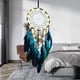 thumbnail image 4 of de con luces de hadas, colgantes de plumas hechas , adorno para colgar decoración para hogar del dormitorio de Con luz perfecl Atrapasueños de macramé, 4 of 8