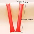 thumbnail image 3 of Inflatable Cheer Stick Concert Competition Party Bar Cheer Percussion Support Cheerleading Stick (Blue), 3 of 3