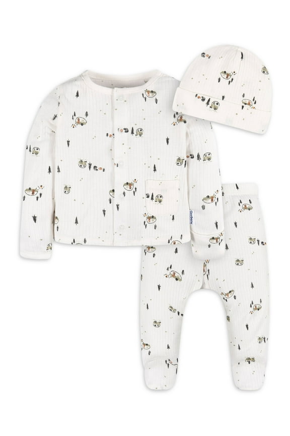 Baby Unisex Take Me Home Set, 3-Piece, Sizes Preemie - 3/6 Months