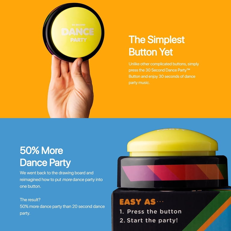 Dance Party Innovations, 30 Second Dance Volume 1 Party Button