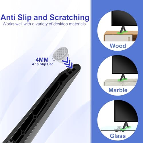 TV Stand for Element Roku TV Legs,for Element 300/400 / 450 Series,TV Stand Legs for Element 24 32 43 50 55 58 65 in,Please Measure Distance Between Bottom Two Holes