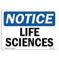 thumbnail image 1 of SignMission OS-NS-A-710-L-14002 7 x 10 in. OSHA Notice Sign - Life Sciences, 1 of 1