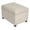 Beige, variant on Storage Ottoman, 24" Fabric Rectangle Tufted Foot Rest Stool for Living Room Bedroom, Beige