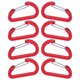 thumbnail image 1 of Mosquetón Rojo En Forma De D, Mosquetón De Aluminio Para Trabajo Pesado, Descenso De Corriente De Escalada Al Aire Libre Para Hamacas Cergrey Aluminum Carabiner Keychain, 1 of 8