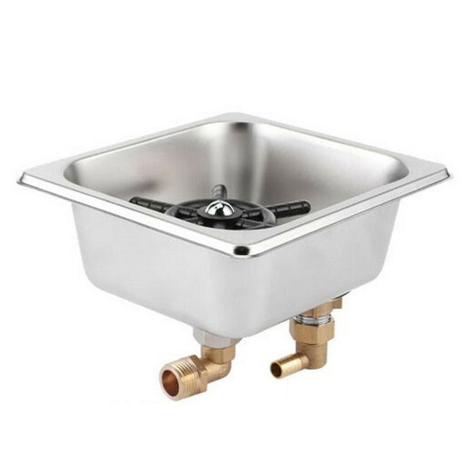 CNCEST 304 Stainless Steel Large Automatic Coffee Cup Rinser Glass Cleaner Bar Beer Pitcher Washer Set