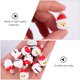 thumbnail image 3 of 10 piezas de forma de Papá Noel cascabeles para mascotas colgante de dibujos animados para mascotas collar suministros, 3 of 8