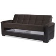 thumbnail image 5 of Ottomanson Origins Pro Sofa Bed with Storage 74", Brown Microfiber, 5 of 10