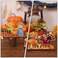 thumbnail image 2 of 3pcs Thanksgiving Table Wood Sign Decor Fall Themed Table Centerpiece Thanksgiving Home Decor, 2 of 8