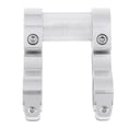thumbnail image 3 of S SERENABLE Rallonge de Guidon de Vélo Pliable Réglable en Alliage d'Aluminium Double Argent, 3 of 8