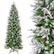thumbnail image 4 of Árbol de Navidad flocado Costway 225 cm 913 puntas 350 luces LED blanco cálido, 4 of 4