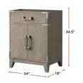 thumbnail image 4 of Laurel 24 in W x 18 in D Grey Oak Single Bath Vanity, 4 of 5